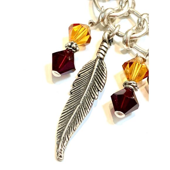 .925 Southwestern Handmade Sterling Silver Charm Bracelet #southwestern #fsu - Picture 6 of 9